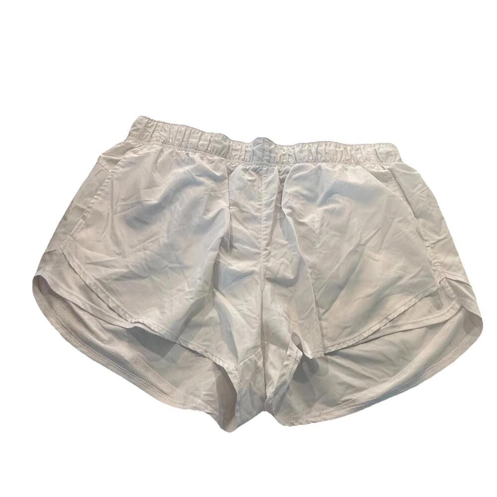 Athletic Women’s White Shorts With Built In Underwear Size XL (16-18)